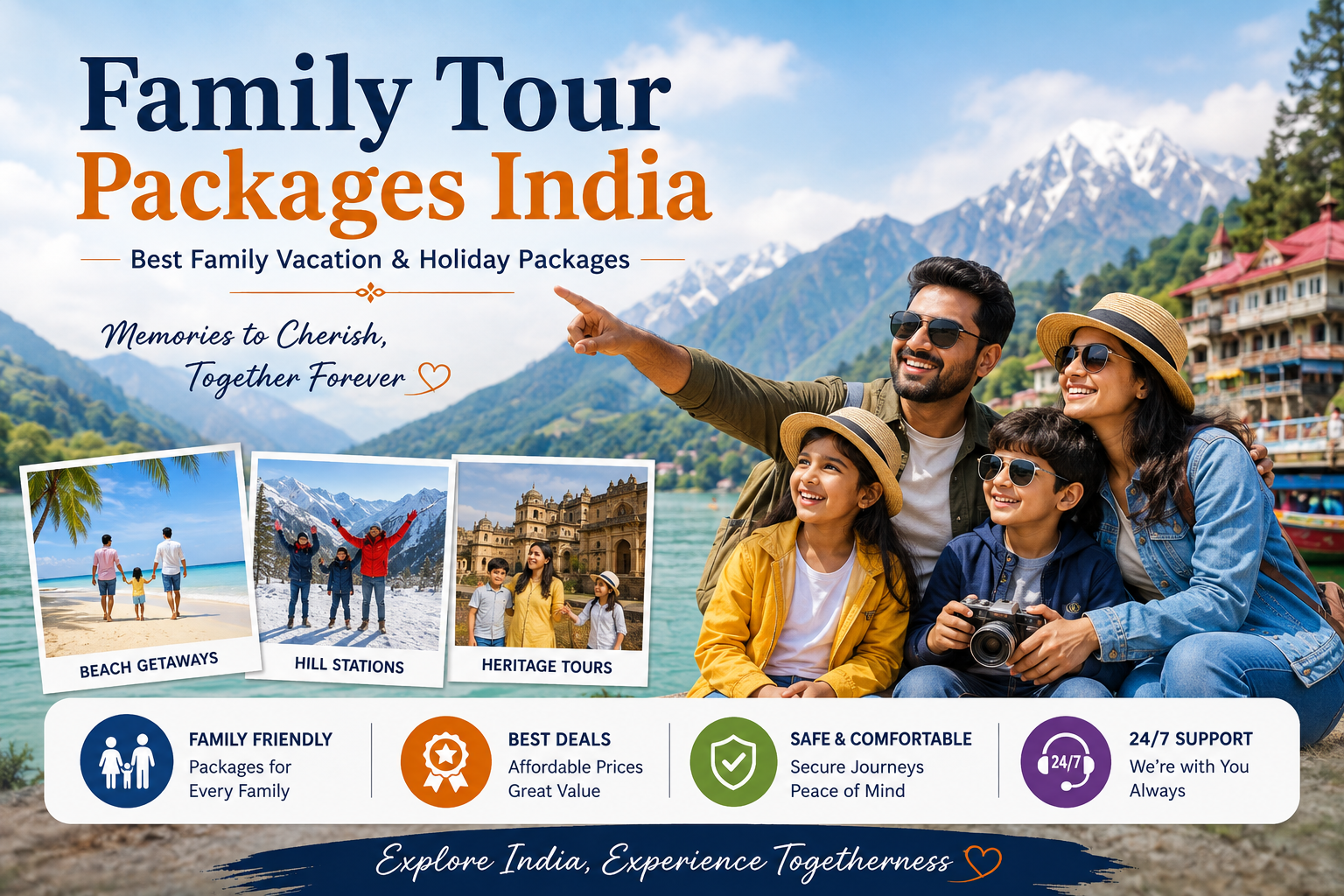 Family Tour Packages India – Best Family Vacation & Holiday Packages